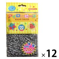 創アンド遊 創&遊アイロンビーズ単色パック グレー AB-200-15 1セット(1個×12)