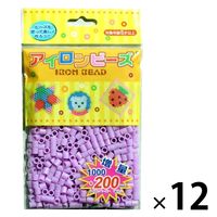 創アンド遊 アイロンビーズ単色パック 紫 AB-200-11 1セット（1個×12）
