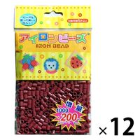 創アンド遊 創&遊アイロンビーズ単色パック 茶 AB-200-13 1セット(1個×12)