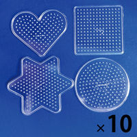 創アンド遊 創&遊アイロンビーズプレート(小)4枚セット AB-380-01 1セット(1個×10)