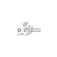 太洋電機産業 替こて先 5.5K型 RX802/852AS用 RX-80HRT-5.5K 1本 61-4484-26（直送品）