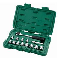 エスコ 3/8”DR ソケットレンチセット EA687BL-1 1セット(2組)（直送品）