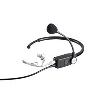 アシダ音響 ヘッドセット HRMー201D 標準品 1セット(10個)（直送品）