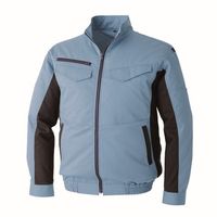 空調服 KU92401 空調服長袖ブルゾン オフブルー S KU92401-N40-S 1着（直送品）