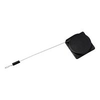 04リールセット 信栄物産 リールコード 角型4W46×H10×D46 黒 BR-04 1セット(4個