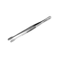 イチネンMTM オールステンレス ピンセット120mm 先平型 切手用