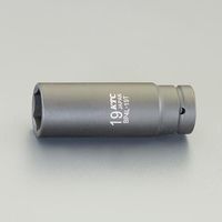 エスコ 1/2”DRx24mm ディープインパクトソケット(ピン・リング付) EA164KE-424 1個（直送品）