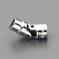 エスコ 1/4”DR/13mm ユニバーサルソケット(12角) EA618AK-613 1個（直送品）