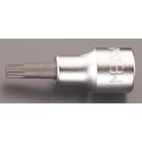 エスコ 1/2”DRxM12 [XZN]ビットソケット(3重4角) EA618CV-12 1個（直送品）