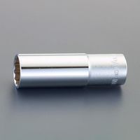 エスコ 1/2”DRx15/16” ディープソケット(インチ/十二角) EA618KN-66 1個（直送品）