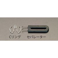 エスコ 3/4”DR Cリング(インパクトソケット用/10個) EA164-6A 1パック（直送品）