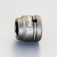 エスコ 1/2”DR/24mm インパクトショートソケット EA164DN-124 1個（直送品）