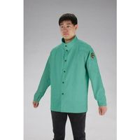 エスコ [XL] 難燃ジャケット(グリーン) EA370AG-13 1着（直送品）