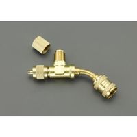 エスコ F1/4”xF1/4”xF5/16” アクセスバルブ EA402TJ 1個（直送品）