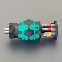 エスコ [+ ー Pozi]スタビードライバービットセット(ハンドル付) EA550BP-42 1セット（直送品）