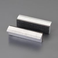 エスコ 100mm バイス口金(ラバー付/2個) EA525XL-2 1組（直送品）