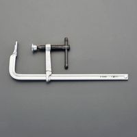 エスコ 0ー 200mm/ 57mm L型ミニクランプ EA526WN-2 1個（直送品）