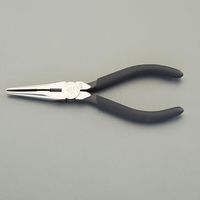 エスコ 150mm ラジオペンチ(砲金構造) EA537BK-15 1本（直送品）