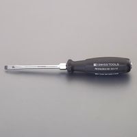 エスコ 6.5x100mm [ー]ドライバー(貫通柄・手元六角) EA560PG-100A 1本（直送品）