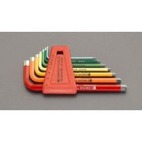 エスコ 7本組 六角棒レンチ EA573LK-100 1セット（直送品）
