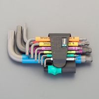 エスコ 1.5ー 10mm/9本組[Ball HexーPlus]キーレンチ EA573WH-1 1セット（直送品）