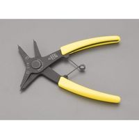 エスコ 2ー9/6ー9mm 内外兼用スナップリングプライヤー EA590CM-1A 1個（直送品）