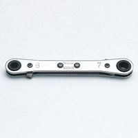 エスコ 1/4” x 5/16” ラチェットメガネレンチ(インチ) EA602C-32 1本（直送品）