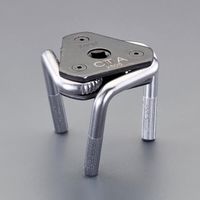 エスコ 61ー121mm/ 3/8”DR オイルフィルターレンチ EA604A-26 1個（直送品）