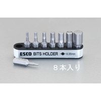 エスコ 8本組 [Hexagon]ドライバービット EA611DC-20 1セット（直送品）