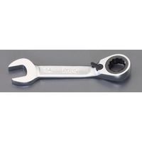 エスコ 10mm ショートラチェットコンビネーションレンチ(オフセット) EA614BM-10 1本（直送品）