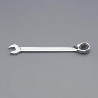 エスコ 12mm ラチェットコンビネーションレンチ(オフセット) EA614BP-12 1本（直送品）