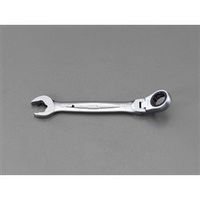 エスコ 17mm コンビネーションギアレンチ(首振型) EA614HW-17 1本（直送品）