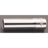 エスコ 1/2”DRx23mm ディープソケット EA618CF-23 1個（直送品）