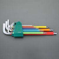 エスコ 1.5ー10mm 9本組[Ball Hexagon]キーレンチ EA683AK 1セット（直送品）