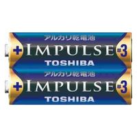 TOSHIBA 単3形 アルカリ乾電池 インパルス LR6H 2KP 1パック