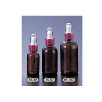 Amazon.co.jp: マルエム スポイド瓶 丸型 透明 100mL 12本 RS