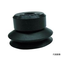 コンバム 吸着パッド ジャバラトメネジ取付 Φ10 ニトリルゴム 黒色 PJG-10-N 1個 62-8987-73（直送品）