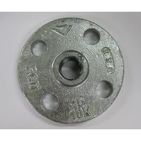 吉年 ネジ込フランジ J10K 白(20A、3/4B) シロ10KFC-F-20A 1個 62-6229-69（直送品）