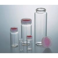 マルエム サンプル管瓶 透明 110mL(ケース販売)50本入 No.8 1箱(50本) 5-096-70（直送品）