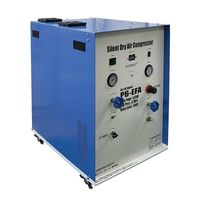 アイ・エイ・シー クリーンエアーコンプレッサー 42/49L/min (50/60Hz) P6-EFA 1台 1-8873-12（直送品）