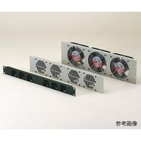 タカチ電機工業 HSP型ファンモーター付ラックパネル HSP-133A 1枚 62-8338-61（直送品）
