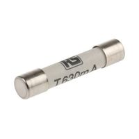 セラミック管ヒューズ 630mA (タイムラグ) 6.3x32mm 500V ac 1袋(10個入) 414-409 1袋(10個)（直送品）