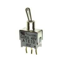 ニデックコンポーネンツ トグルスイッチ SPDT OnーOn ATE1D-2M3-10-Z 1個 63-4589-03（直送品）