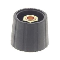 Sifam ポテンショメータノブ 6mm 1袋(10個入) S210006-BLK 1袋(10個) 63-4591-31（直送品）
