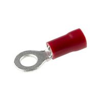 絶縁 丸形圧着端子 スタッド径 M4 赤 22AWG to 16AWG 1袋(100個入) 534-216 1袋(100個)（直送品）