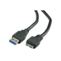 SECOMP USBケーブル 3m USB 3.0 オスUSB A → オスマイクロUSB B 11.02.8877-10 1個（直送品）