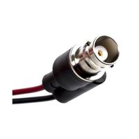 Pomona Electronics BNC メス → フリーエンド テストリード 黒 赤 4969 1個 63-4719-20（直送品）