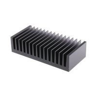 Fischer Electric フィッシャー ヒートシンク 75x160x40mm SK85-75-SA 1個 63-4720-25（直送品）