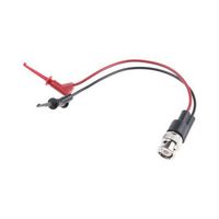 Pomona Electronics BNC オス → マイクロ グラバークリップ テストリード 黒 赤 5189 1個（直送品）