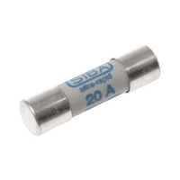 SIBA (シバ) セラミック管ヒューズ 20A 10x38mm 700V ac 1袋(5個入) 50-179-06/20A 1袋(5個)（直送品）